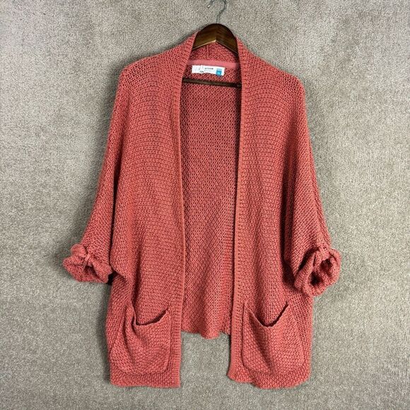 Anthropologie Sweaters - Anthropologie Sparrow Cardigan Sweater Womens XS Chunky Knit Open Oversized